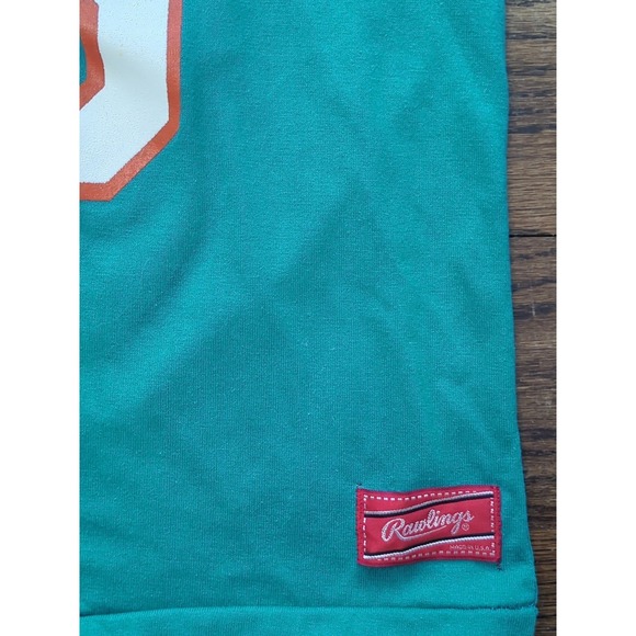 Vintage Rawlings Dan Marino #13 NFL Miami Dolphins T Shirt Ringer USA Made Sz M - Picture 4 of 7